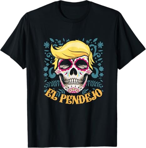 Funny Dia De Los Muertos Gifts - sugar skull t-shirt womens