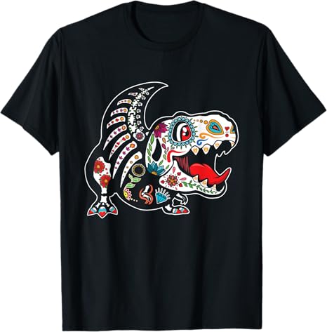 Dia De Los Muertos Fiesta - sugar skull t-shirt womens