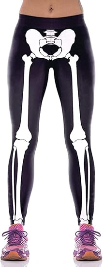 Aventy - sugar skull leggings for women
