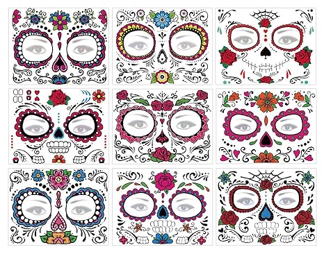 LEOARS - sugar skull face mask