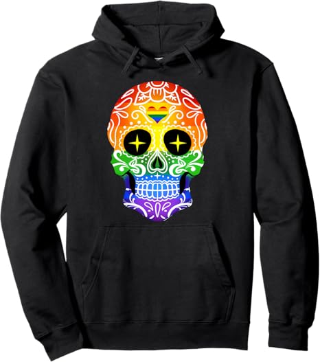 Dia De Los Muertos Sugar Skull - sugar skull sweatshirt womens