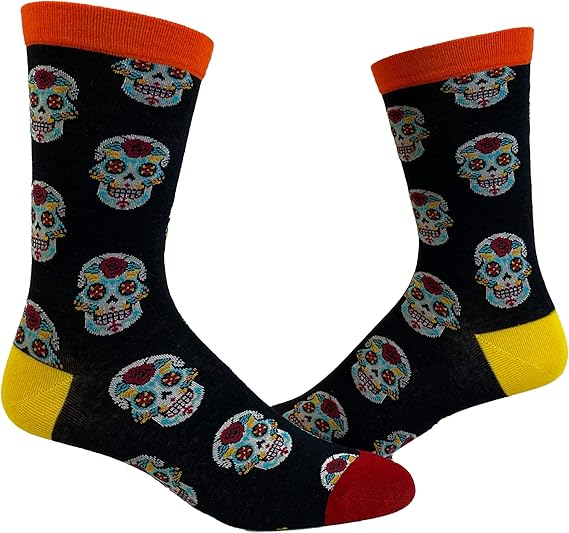 Crazy Dog T-Shirts - sugar skull socks womens