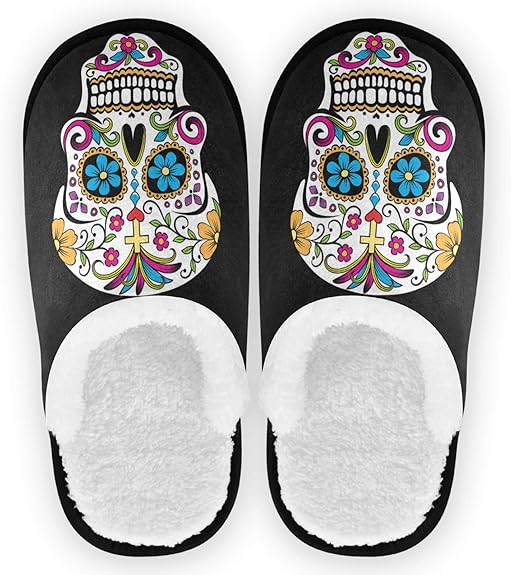 visesunny - sugar skull socks womens