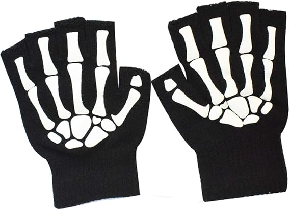 MELOP - sugar skull winter gloves