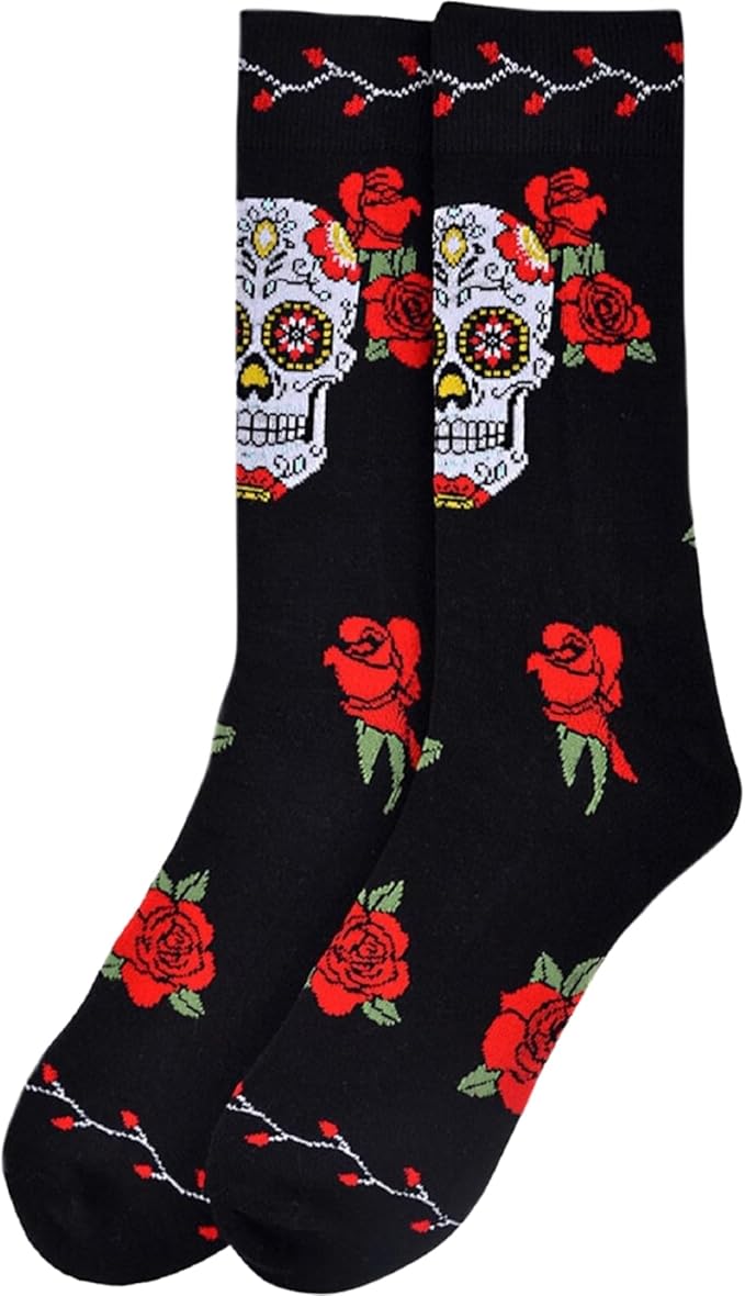 Jacob Alexander - sugar skull socks womens