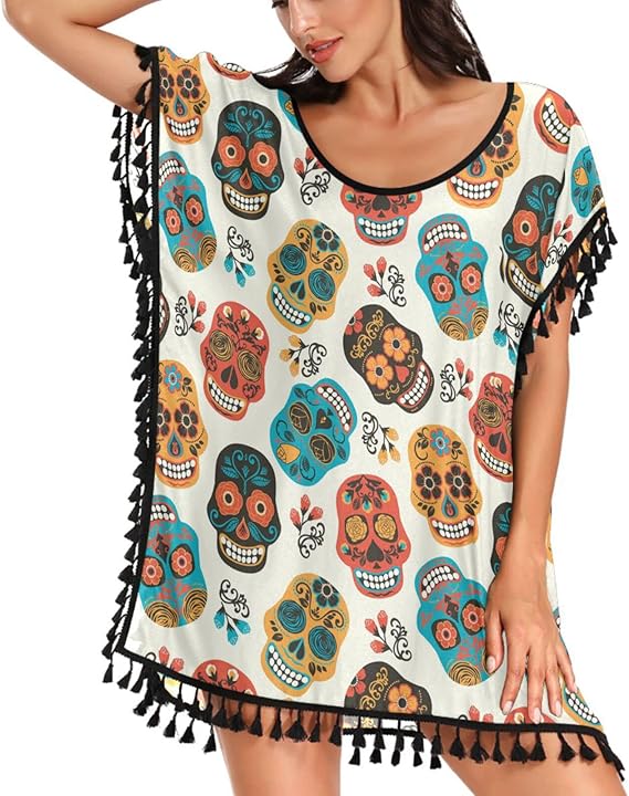 ZzWwR - sugar skull bikini set