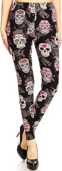 Dare to Wear - sugar skull leggings for women
