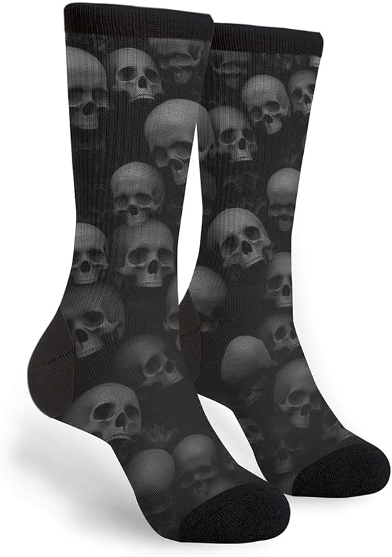 BCQJNB - sugar skull socks womens