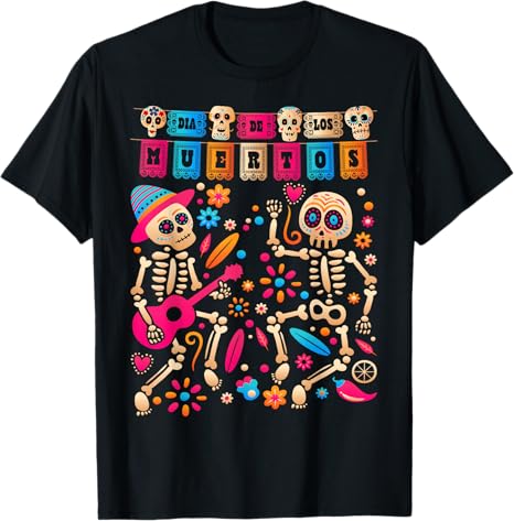 Mexico Mexican Sugar Skull Cinco De Mayo Party - sugar skull t-shirt womens
