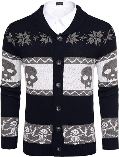 COOFANDY - sugar skull coat womens