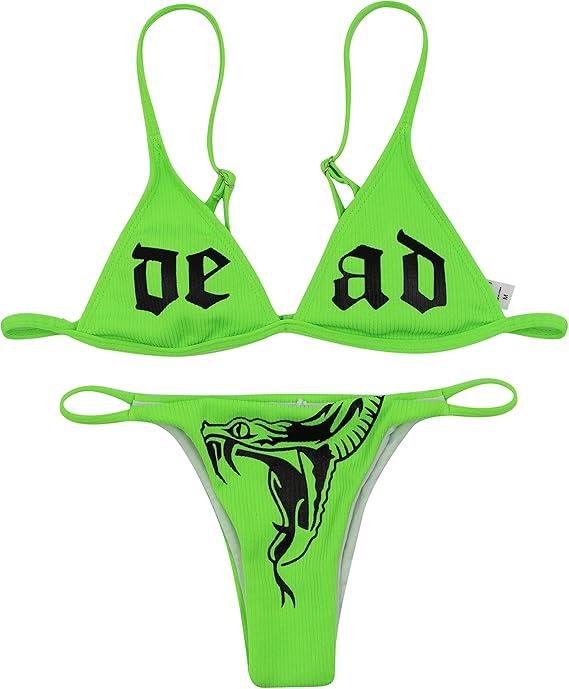 ZGMYC - sugar skull bikini set