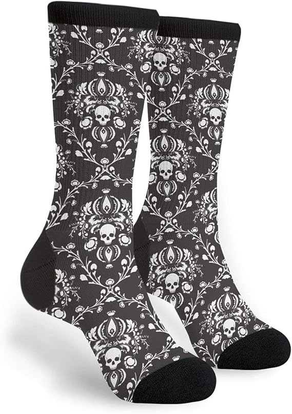 Yilad - sugar skull socks womens