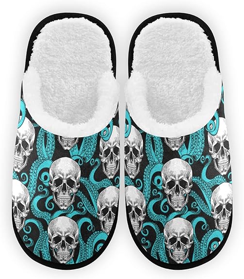 Umidedor - sugar skull slippers womens