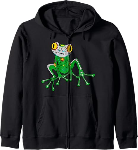 Dia De Los Muertos Co. - sugar skull zip up hoodie mens