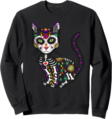 Mexico Mexican Sugar Skull Cinco De Mayo Party - sugar skull sweatshirt womens