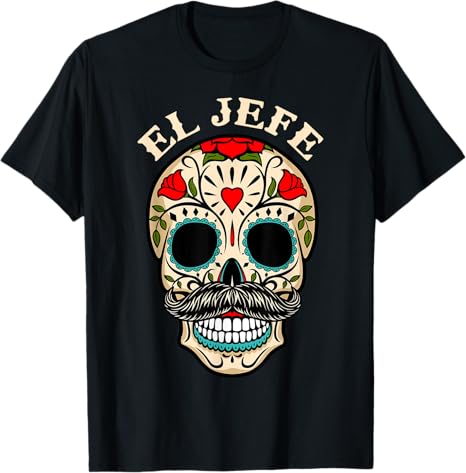 Sugar Skull - Traditional Day Of The Dead Mexico - sugar skull t-shirt womens