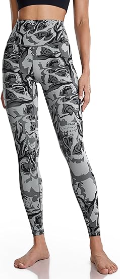 LIEBERGO - sugar skull leggings for women