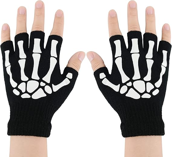 Zando - sugar skull winter gloves