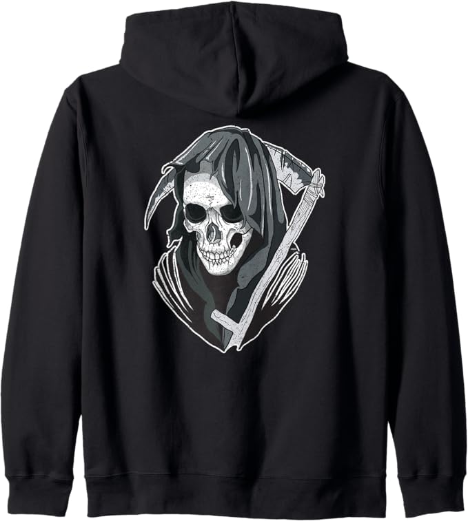 Halloween Gifts & Halloween Shirts by NLTS - sugar skull zip up hoodie mens