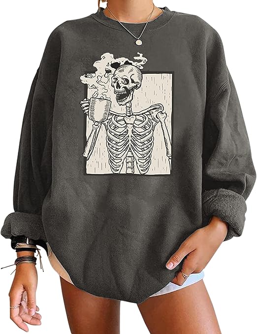 Meladyan - sugar skull sweatshirt womens