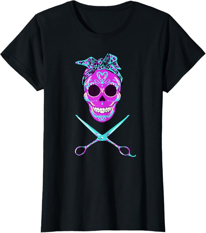 Hairdresser Hairstylist Skull Cute Gifts - sugar skull dress womens
