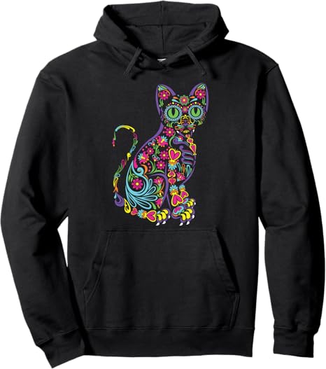 Dia De Los Muertos Cloths Day Of Dead Mexican - sugar skull hoodie mens