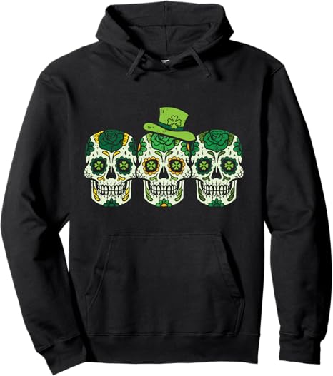St Patricks Day Clothes Men Women Kids Paddys Gift - sugar skull pajamas womens