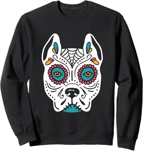 BONMOTS SHOP - sugar skull sweatshirt womens