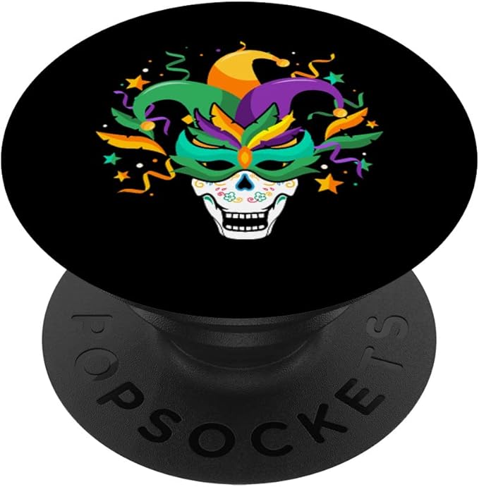 Zone - 365 Sugar Skull Lover Mardi Gras Day - sugar skull beanie