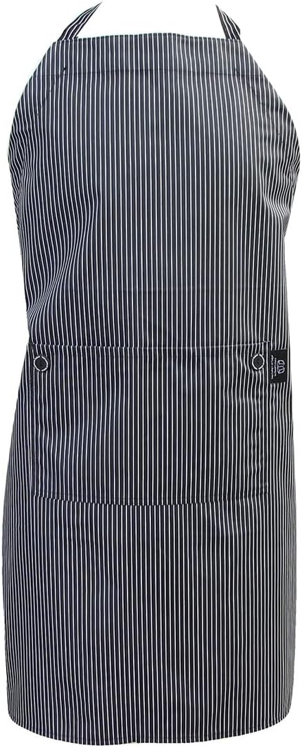 Two Lumps of Sugar Pinstripe Chef Apron, 33-inch Length, Cotton - sugar skull apron for women