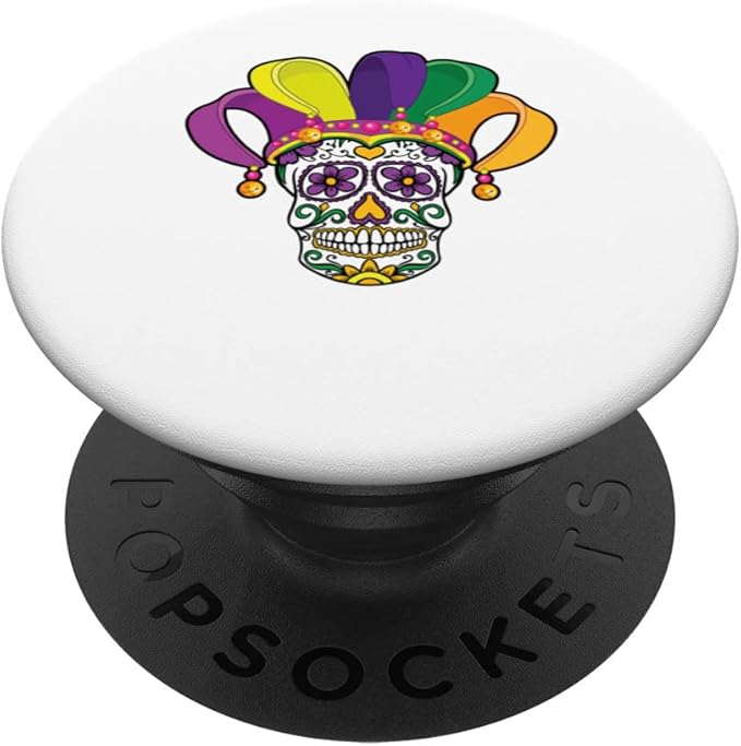 Mardi Gras Apparel & Gifts MAGS - sugar skull beanie