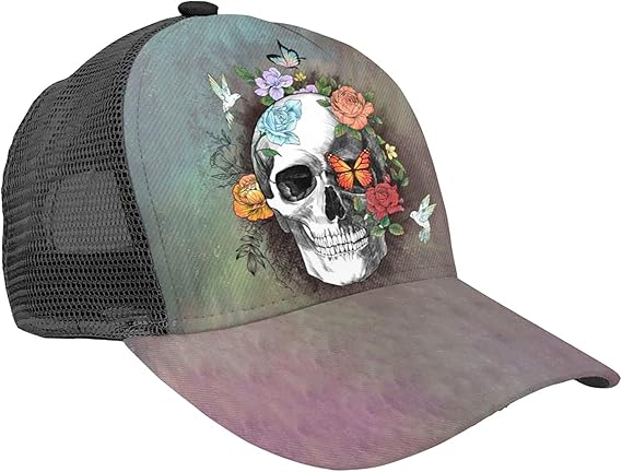 Majoug - sugar skull beanie
