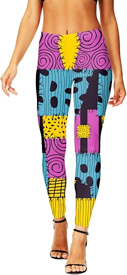 AOBUTE - sugar skull leggings for women
