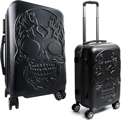 GUTE - sugar skull luggage set