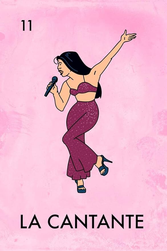 La Cantante Singer Mexican Lottery Funny Parody Tejano Music Day Of Dead Dia Los Muertos Decorations Mexico Sugar Skull Party Spanish Native Cool Wall Art Print Poster 16x24 - sugar skull canvas wall art