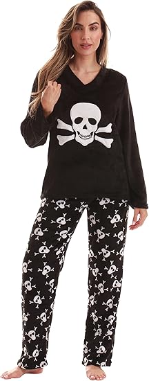Just Love - sugar skull pajamas womens