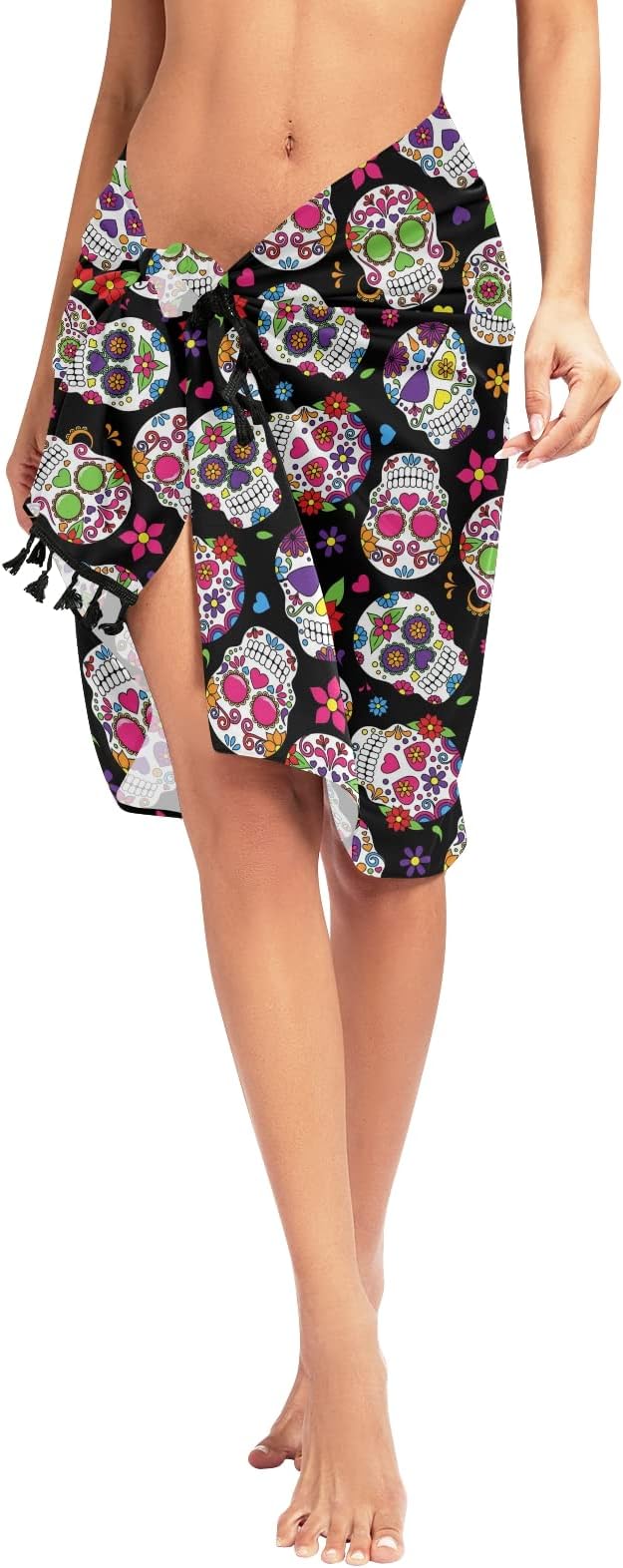 Naanle - sugar skull bikini set