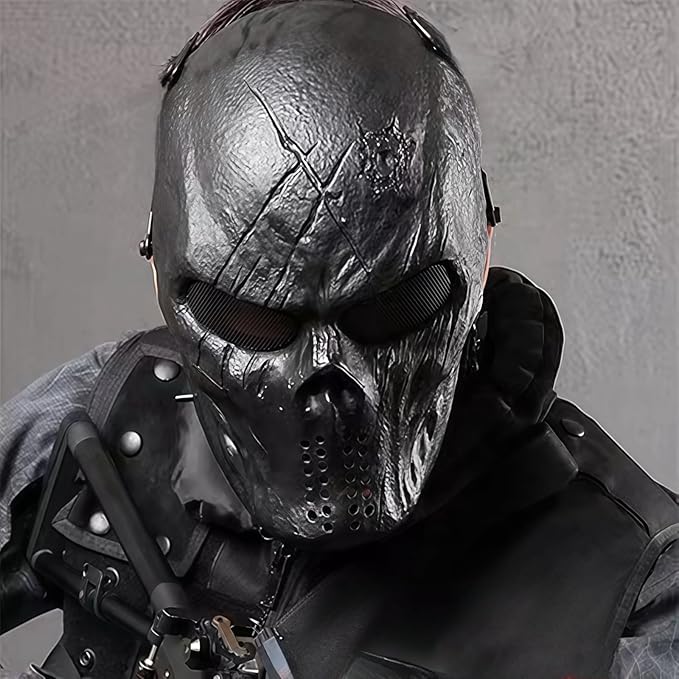 YJHWLF - sugar skull face mask