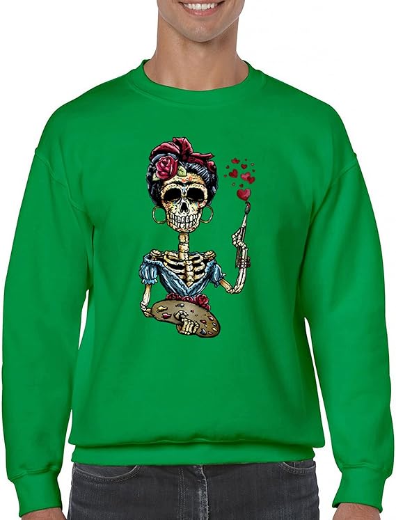 Tee Hunt - sugar skull sweatshirt womens