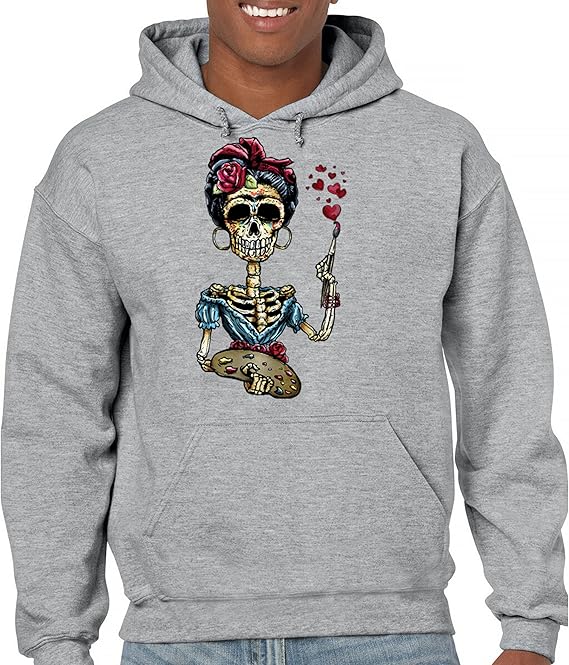 Tee Hunt - sugar skull sweatshirt womens