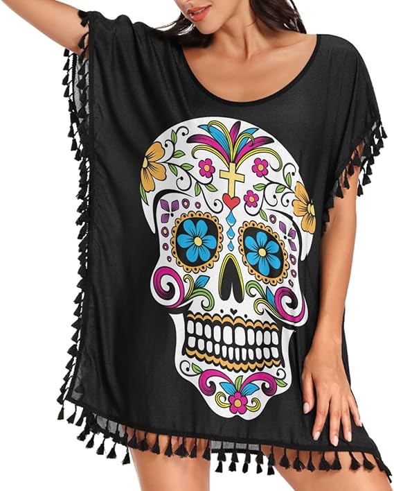 Naanle - sugar skull dress womens