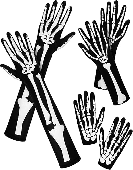 Bencailor - sugar skull winter gloves