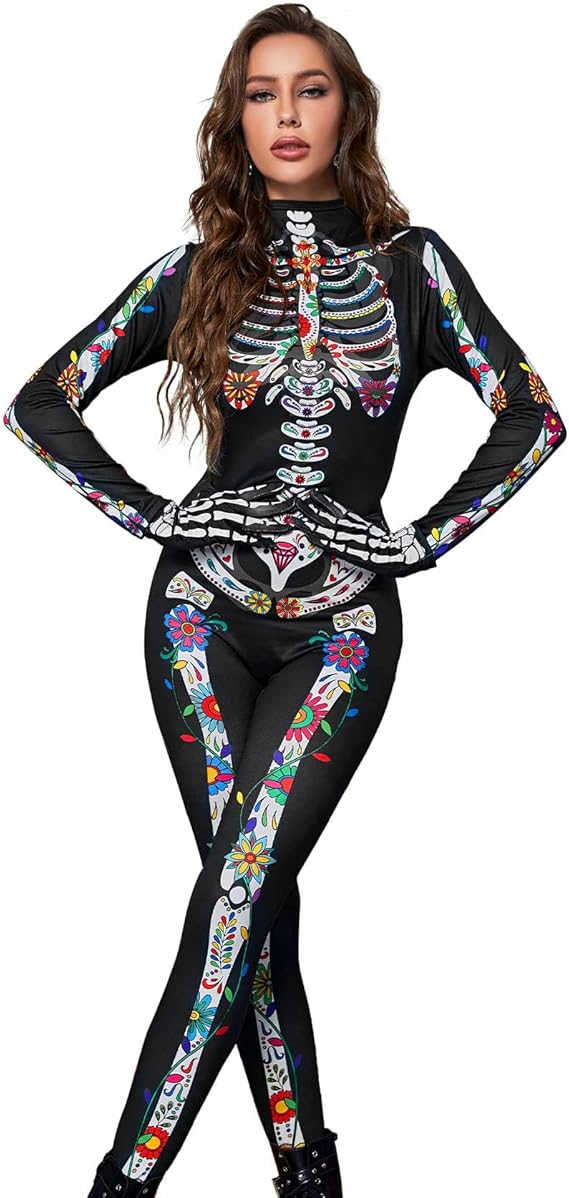 Joyful Start - sugar skull dress womens