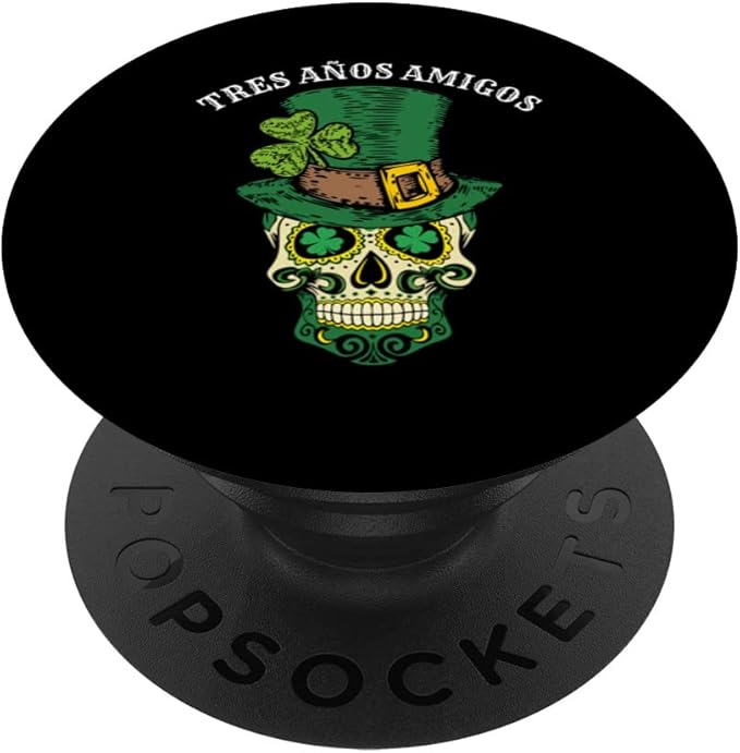 Tres Anos Amigos Irish Sugar Skull - sugar skull beanie