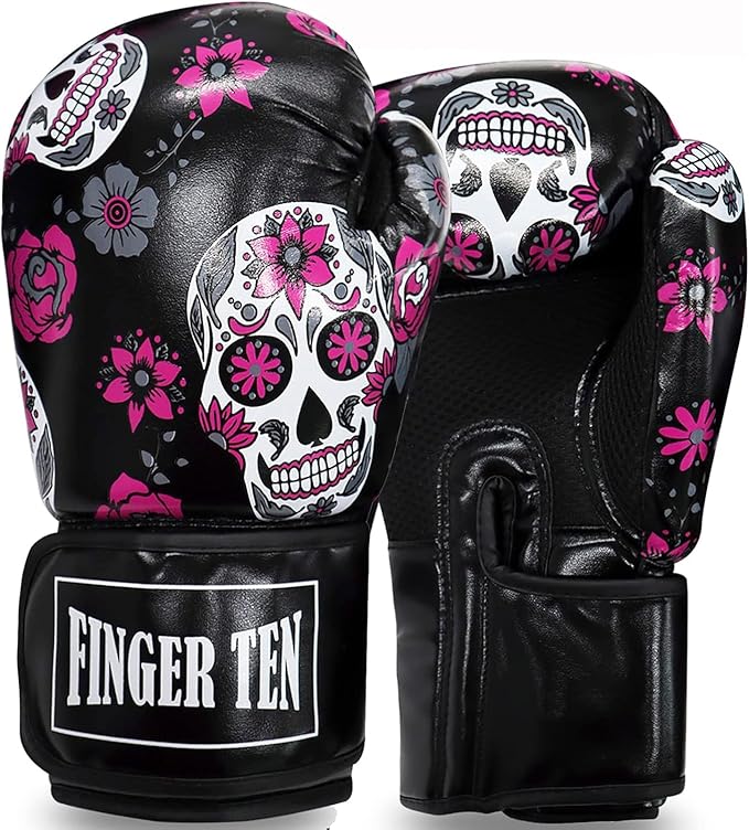 FINGER TEN - sugar skull winter gloves