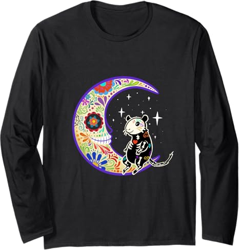 Check out my Rat Shirts - sugar skull long sleeve shirt mens