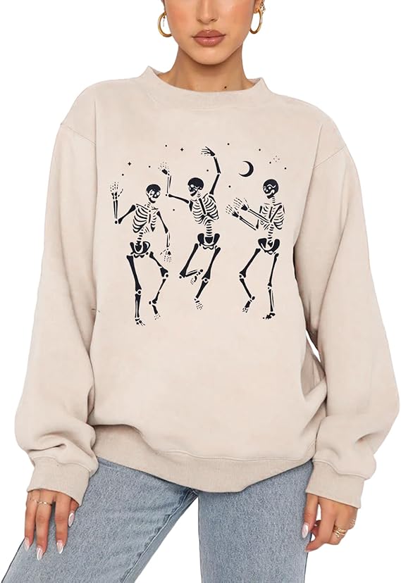 GLIGLITTR - sugar skull sweatshirt womens