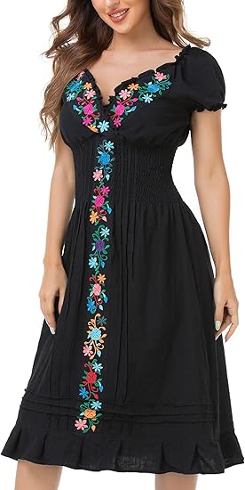 YZXDORWJ - sugar skull dress womens