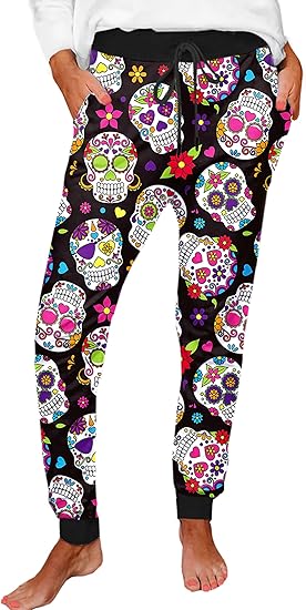 Deerose - sugar skull socks womens