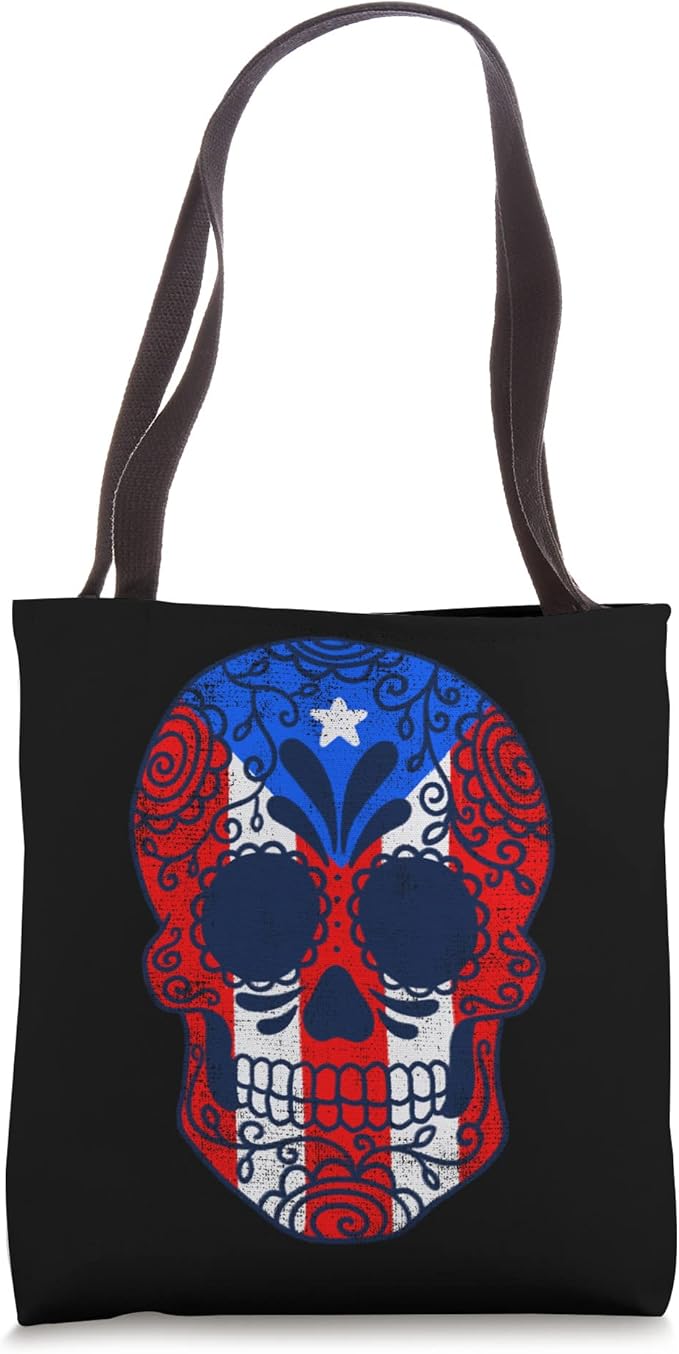 Tote Bag - sugar skull handbags for sale